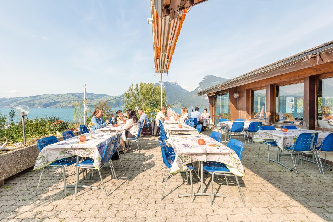 Hotel Restaurant Moeve Faulensee Eksteriør billede