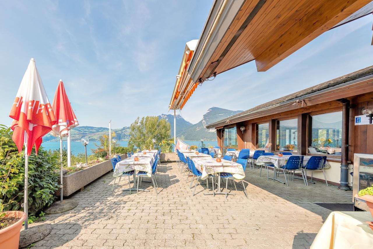 Hotel Restaurant Moeve Faulensee Eksteriør billede